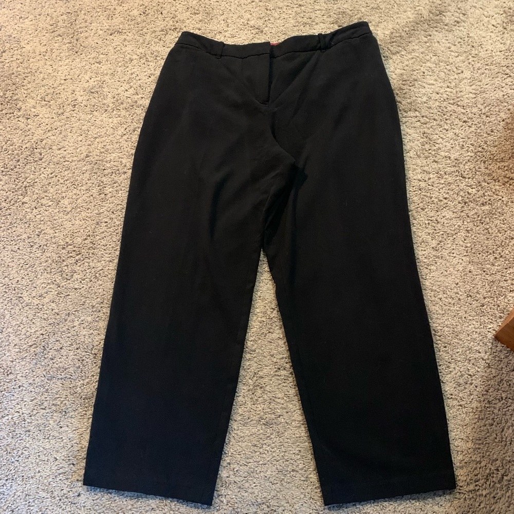 212 Collection Black Pants Curvy Fit 16W Short